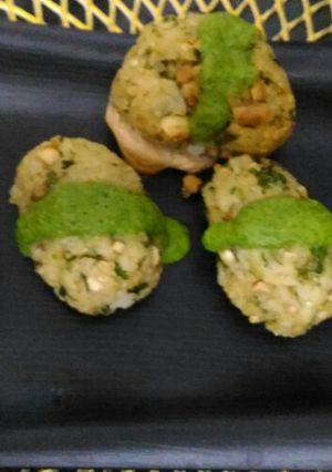A picture of Baked Cheese Lava Rolls (from leftover rice).