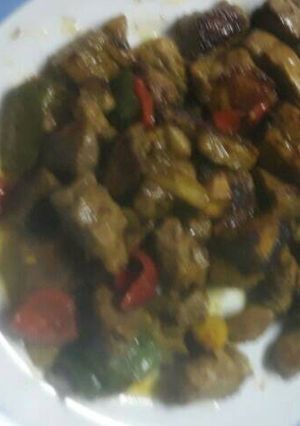 Foto principal de Pinchitos de verduras con carne🤗🍽🖒🍜