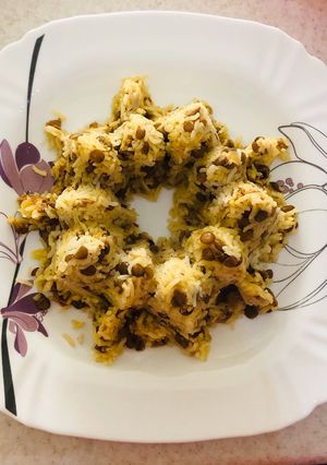 عکسی از دستور عدس پلو