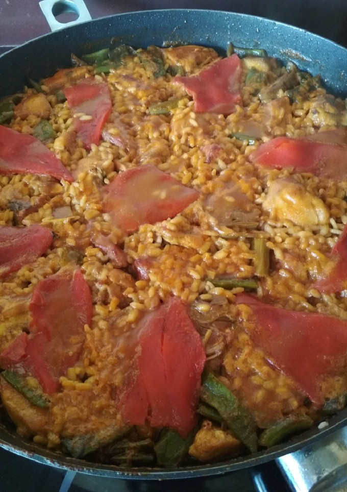 Una foto de Paella alicantina