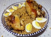 Une photo de orzo viande