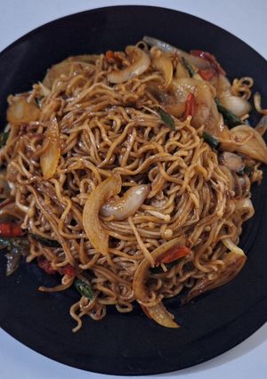 Foto resep Mie Goreng Pedas ala akhir bulan
