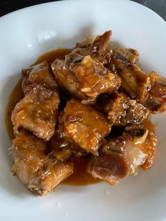 Hình của món Sườn chua ngọt.