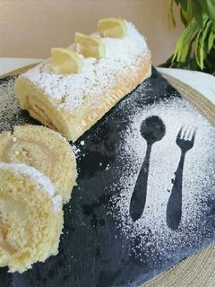 Une photo de Biscuit roulé au citron 🍋🍋🍋🍋🍋🍋🍋