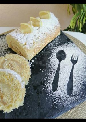 Une photo de Biscuit roulé au citron 🍋🍋🍋🍋🍋🍋🍋