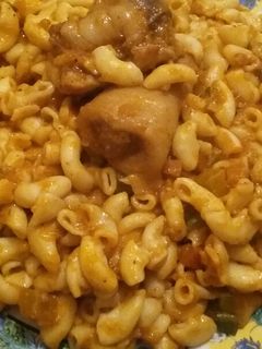 صورة لوصفة معكرونة بالخضر