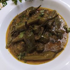 A picture of Green Chilli Masala.