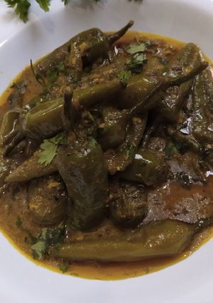 A picture of Green Chilli Masala.