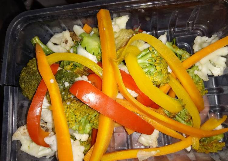 Steps to Prepare Ultimate Steamed vegetables