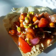 A picture of Healthy masala papad.