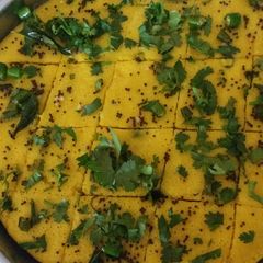 A picture of Naylon khaman dhokla.