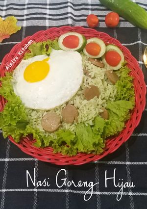 Foto resep Nasi Goreng Hijau👩‍🍳