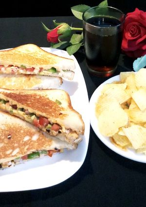 A picture of Cheese Veg Sandwich.