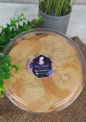 Foto resep Almond tuile / Crispy Almond cookies