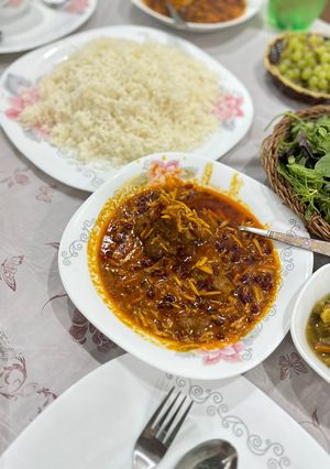عکسی از دستور خورشت خلال