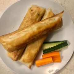 Vegetarian Tofu Spring Rolls A picture of Vegetarian Tofu Spring Rolls.
