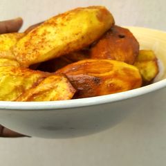Peppered Fried Sweet Potatoes A picture of Peppered Fried Sweet Potatoes.