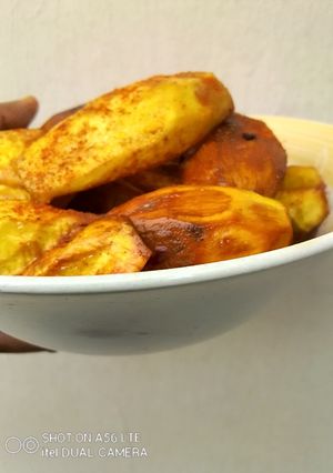 A picture of Peppered Fried Sweet Potatoes.