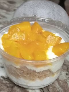 صورة لوصفة كنافة بالمانجا 😋