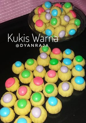 Foto resep Kukis Warna