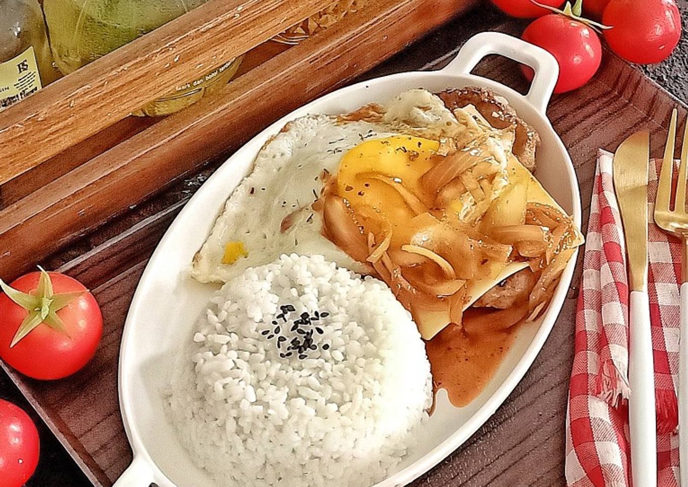 Hamburg Steak Set