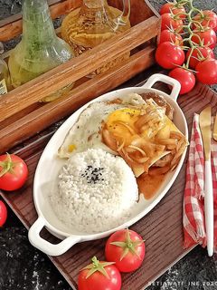 Foto resep Hamburg Steak Set