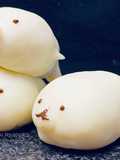โมจิอุ๋งๆ โมจิแมวน้ำ วัตถุดิบ 4 อย่าง (แป้งนุ่มนานหลายวัน)
