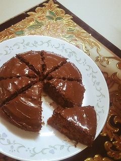 صورة لوصفة كيكة المقلاة