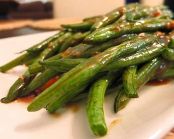 How To Serving Recipe Oven Roasted Green Beans with Garlic Oyster Sauce Delicious Steady