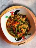 Tumis Kacang Panjang Tempe Wortel