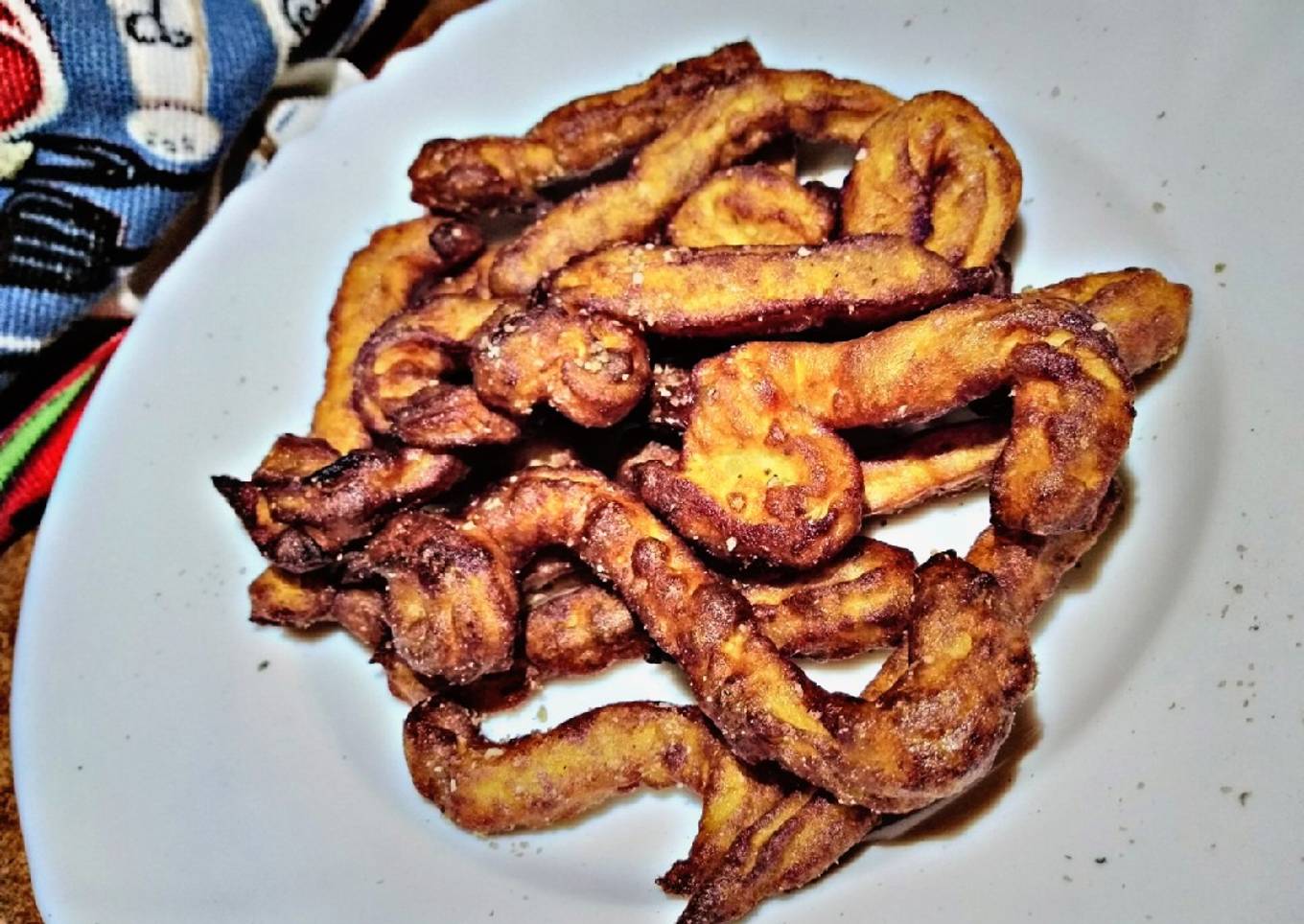 Savory churros with fresh potatoes#allstarscontest