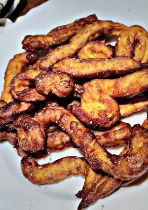 A picture of Savory churros with fresh potatoes#allstarscontest.