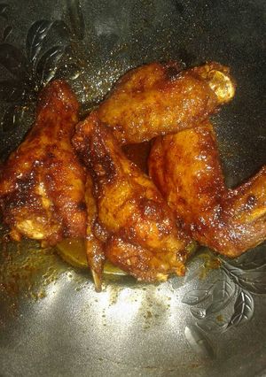 Foto resep Spicy chicken wings keto/low carb