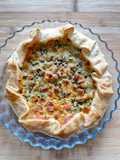 #648 Torta salata con piselli e pancetta 🫛🥓🥚🧀