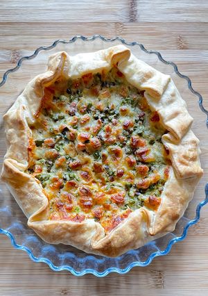 Foto di #648 Torta salata con piselli e pancetta 🫛🥓🥚🧀
