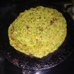 A picture of Moong dal chilla.