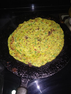 A picture of Moong dal chilla.