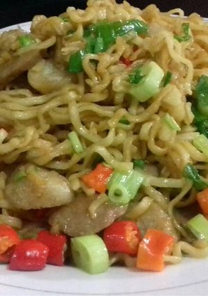 Foto resep Mie Goreng pedas simple