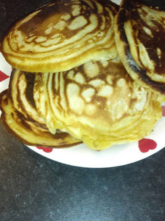 A picture of Fluffy pancakes.