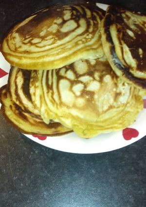 A picture of Fluffy pancakes.