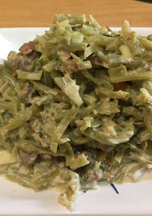 Una foto de *Guiso de Porotos Verdes /  Método Grez*