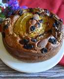 Banana bread con pasas y frutos secos