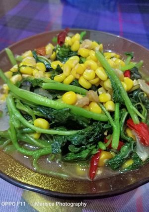 Foto resep Tumis bayam jagung