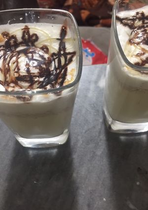 عکسی از دستور شير زعفران چاكلت