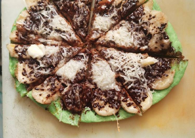 Resep Pizza Teflon Pandan Rendah Calori | Bahan Membuat Pizza Teflon Pandan Rendah Calori Yang Sempurna