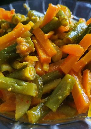 Foto resep Acar Kuning (Buncis, Wortel, Timun)