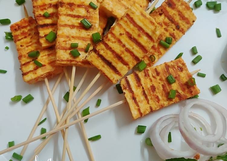 Recipe of Any-night-of-the-week Grilled Garlic Paneer