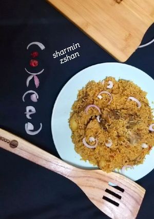 A picture of Chicken Akni.