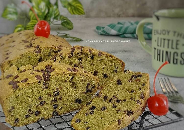 Resep "Green Tea Choco Pound Cake", Sempurna