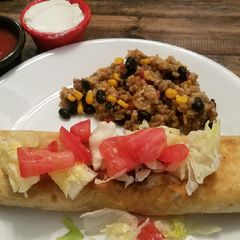 A picture of Crispy Bean Burritos.